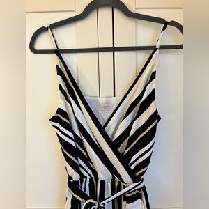 LOFT strappy midi dress